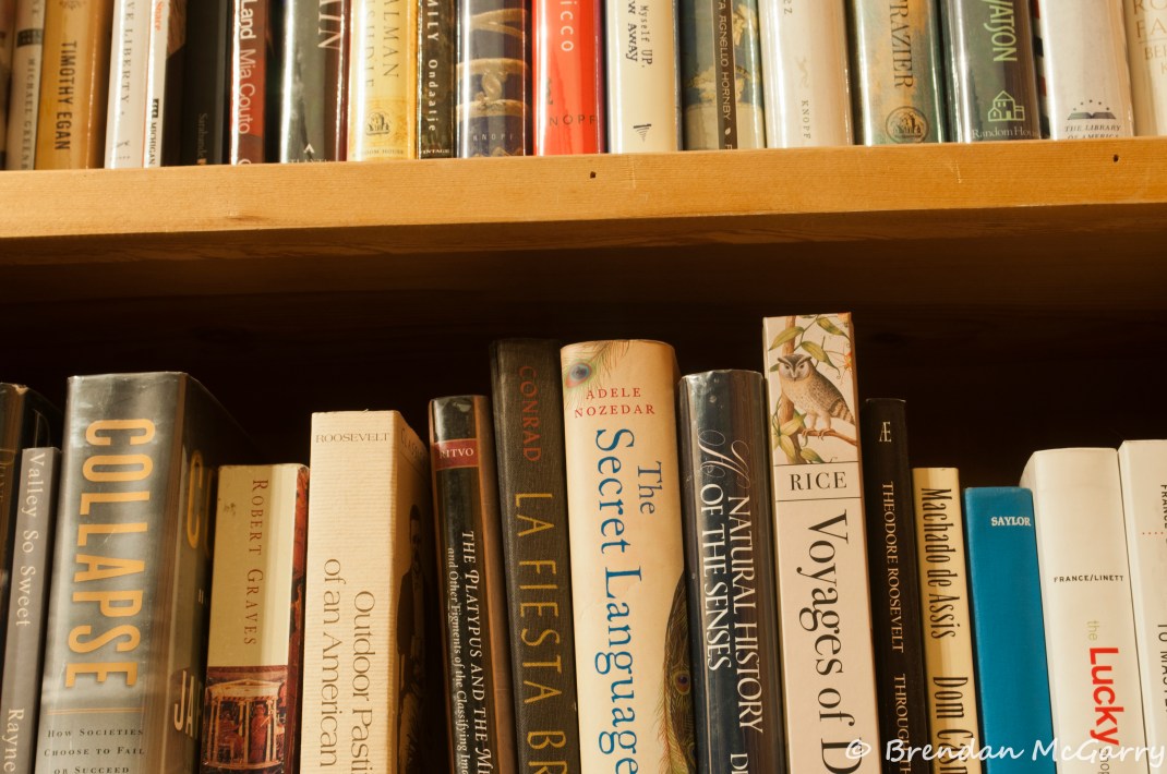 Books! I love books and this is my first. I hope to emulate many of these authors!